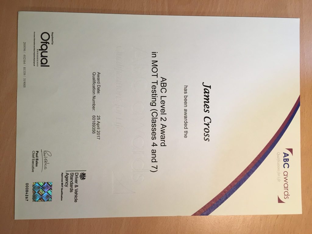 Buy Ghost MOT UK official registration without garage inspection