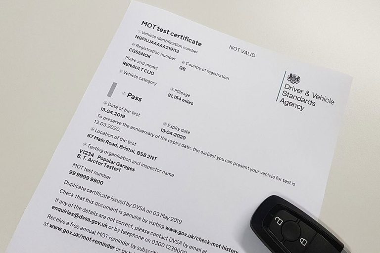 Buy Ghost MOT certificate without without inspection and hassle